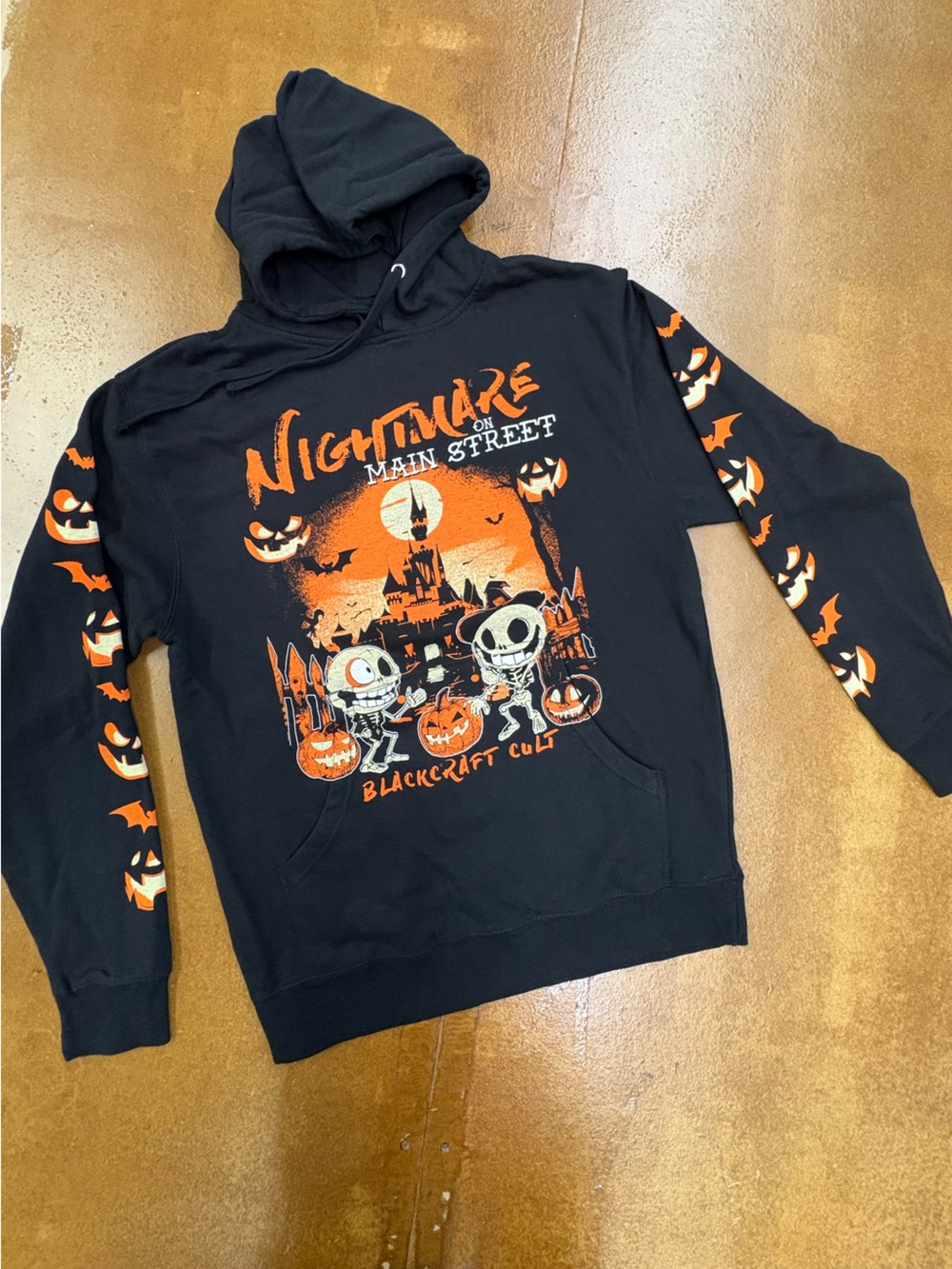 Nightmare on Main Street Halloween blackcraft cult disney inspired Hoodie medium